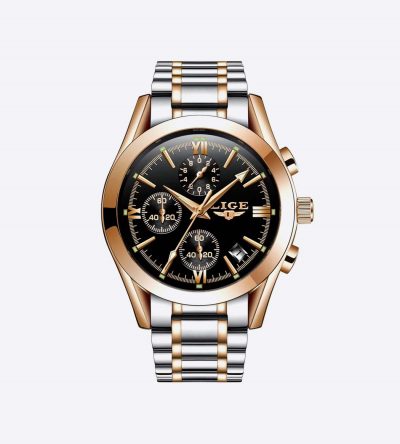 Men Stainless Steel Luxury Brand Watch LIGE9839